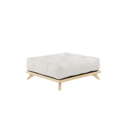 Dřevěná podnožka SENZA bílá