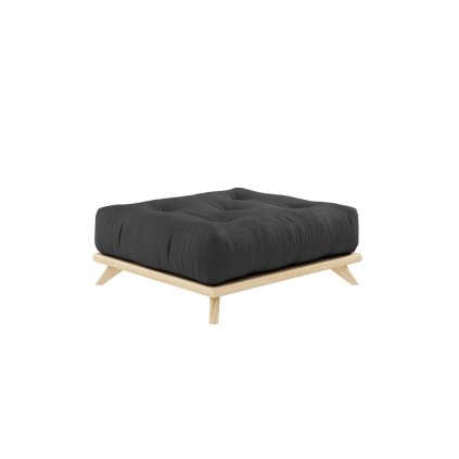 Dřevěná podnožka SENZA tmavě šedá