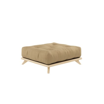 Dřevěná podnožka SENZA hořčičná