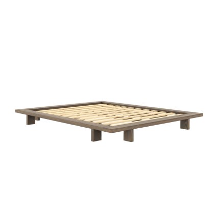 Dřevěná postel JAPAN 160x200 cm tmavě hnědá
