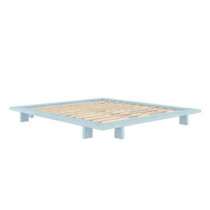 Dřevěná postel JAPAN 180x200 cm světle modrá