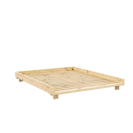 Dřevěná postel SOCIAL 160x200 cm přírodní