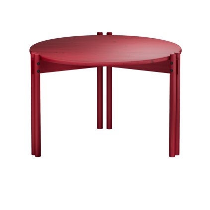 Kulatý konferenční stolek STICKS červený