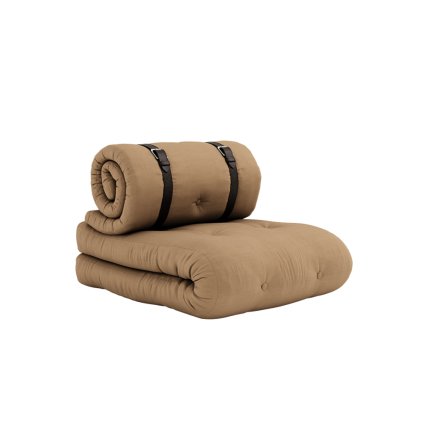 Rozkládací zahradní křeslo BUCKLE UP OUT mocca