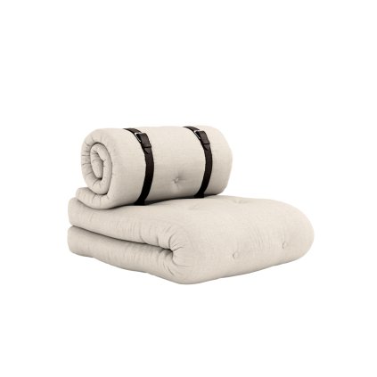 Rozkládací zahradní křeslo BUCKLE UP OUT lněné