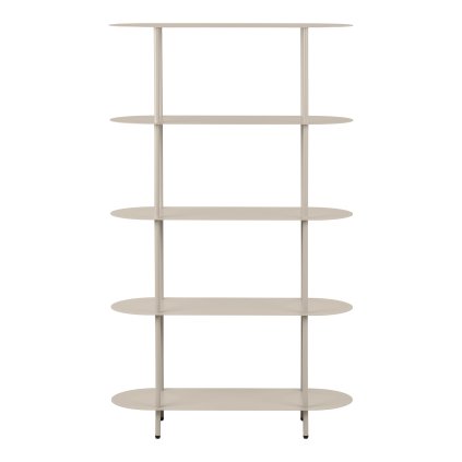 Kovový regál RIETI 150x90cm světlý