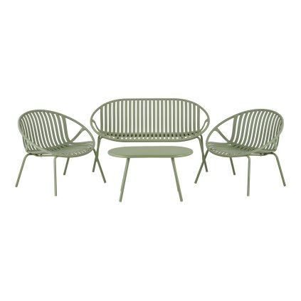Zahradní set pohovky, křesel a stolku SALY zelený