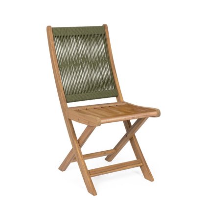Skládací zahradní židle DANUBIO zelená