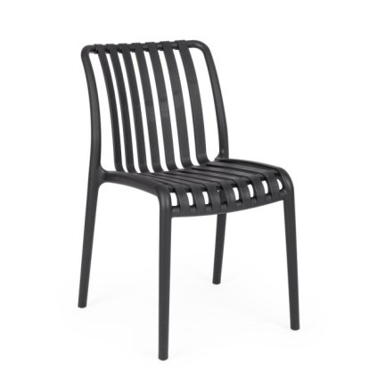 Zahradní plastová židle BILLIE černá