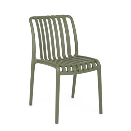 Zahradní plastová židle BILLIE zelená