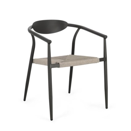 Zahradní židle LINARES antracitová