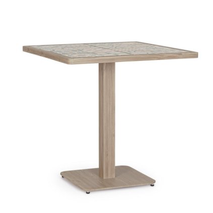 Zahradní stůl KALIMERA světlý 73x73 cm