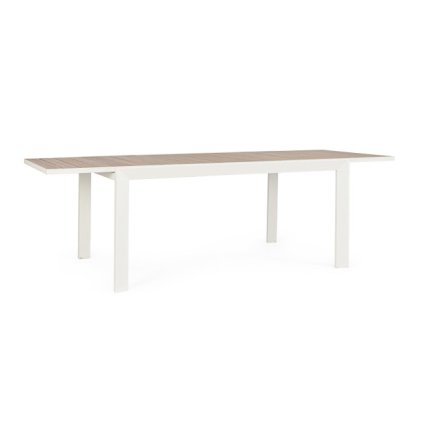 Rozkládací jídelní stůl BELMAR světlý 160-240x100 cm