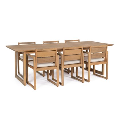 Zahradní set stolu ADRIAN a 6 židlí z akácie