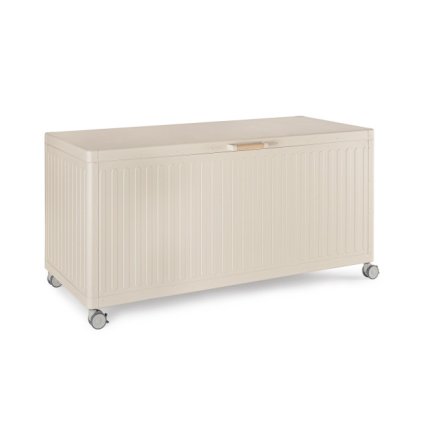 Zahradní úložný box OCEAN béžový 141x72 cm