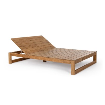 Dřevěné zahradní dvoulehátko HONOLULU 140x200 cm