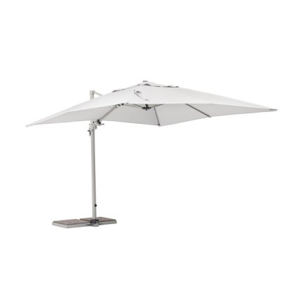 Slunečník SARAGOZZA 3x3m světle šedý