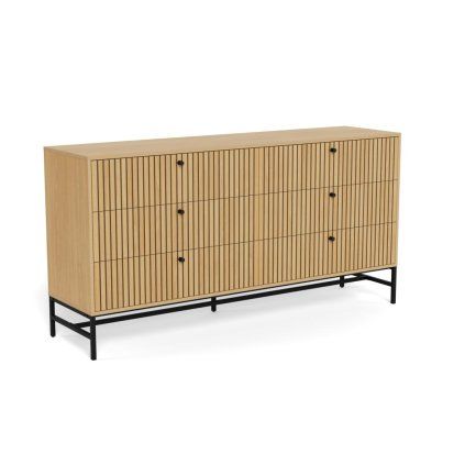 Komoda ALBANY hnědá 157,9x40 cm