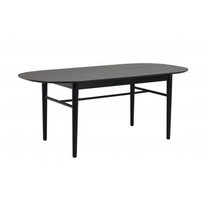 119754 b, Akita matbord ovalt, svart
