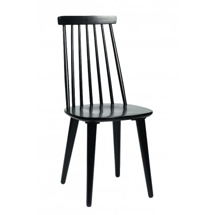 Dřevěná jídelní židle LOTTA černá