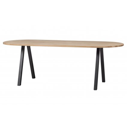 Jídelní stůl TABLO oval dub "S" 220x90 cm