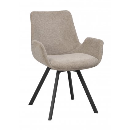 110531 b, Norwell swivel chair, beige black