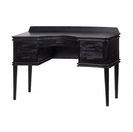 Dřevěný psací stůl BOUDOIR černý