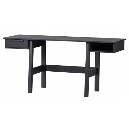 Dřevěný psací stůl DONKEY černý