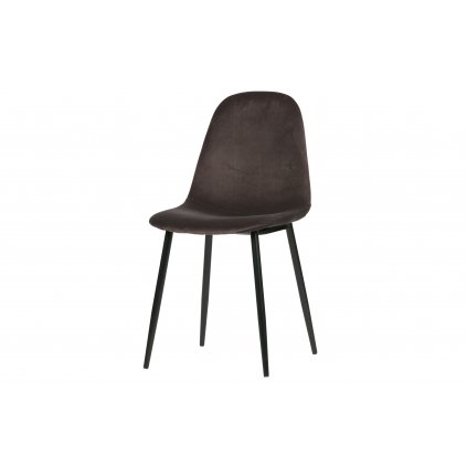 26474 1 set of 2 marije dining chair velvet grey