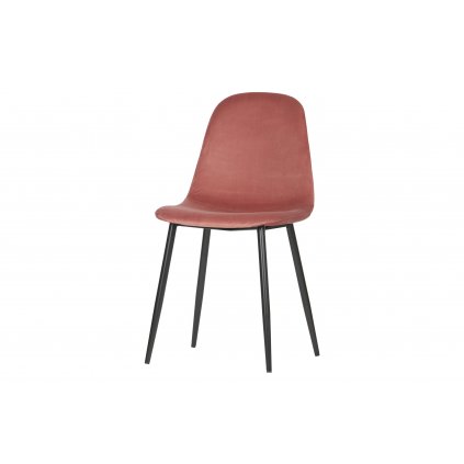 26498 1 set of 2 marije dining chair velvet old pink