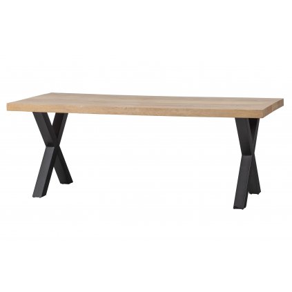 Jídelní stůl TABLO mango 180x90 cm nohy X