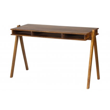 28544 1 compartment desk wood brown
