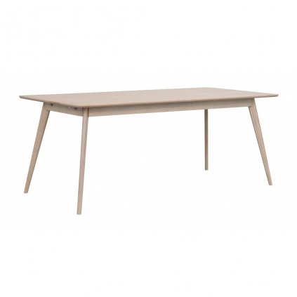 Dřevěný jídelní stůl YUMI světlý 190x90 cm