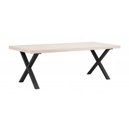 Brooklyn dining table Whitewash black 119825 1