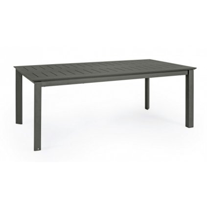 Rozkládací zahradní stůl KONNOR  200x110cm černý