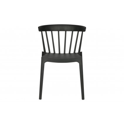 Plastová jídelní židle BLISS černá