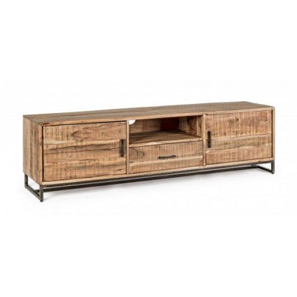 Dřevěný TV stolek ELMER 50x175 cm
