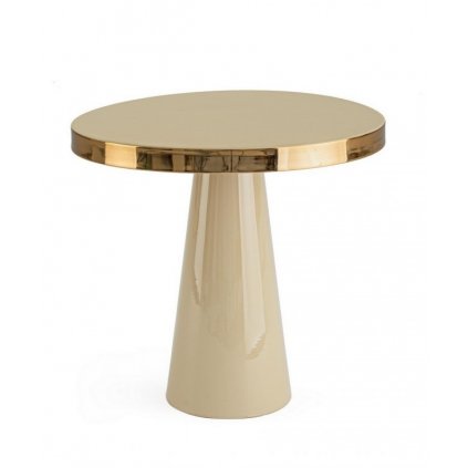 Konferenční stolek NANDIKA krémový ø45 cm