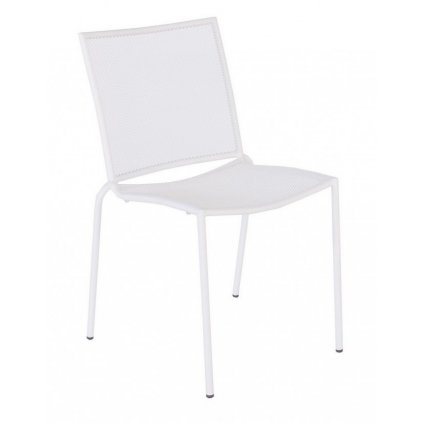 Zahradní kovová židle CIRCE bílá