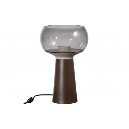 Stolní lampa MUSHROOM coffee 37cm