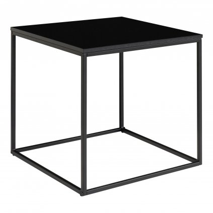 Kovový konferenční stolek VITA černý 45x45 cm