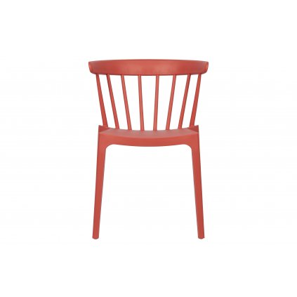 Plastová jídelní židle BLISS červená