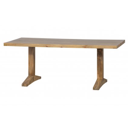 Dřevěný jídelní stůl DECK světlý 200x90 cm