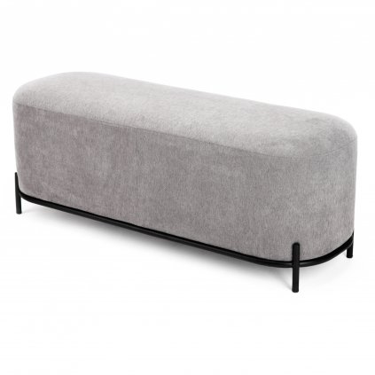 Pouf HARRY 122cm šedý