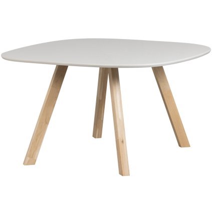 Jídelní stůl TABLO 130cm hranaté nohy světlý