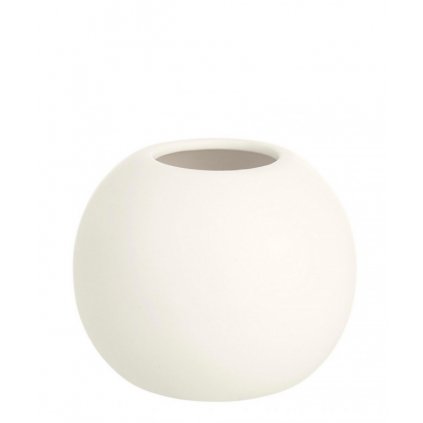 Bílá porcelánová váza ALTHEA ø11 cm