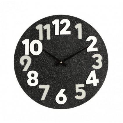Nástěnné hodiny TIMING černé 40cm