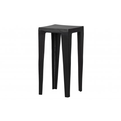 Odkládací stolek CLAIRE černý kov