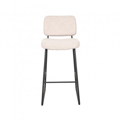 Barová židle NOAH bílé bouclé 105cm