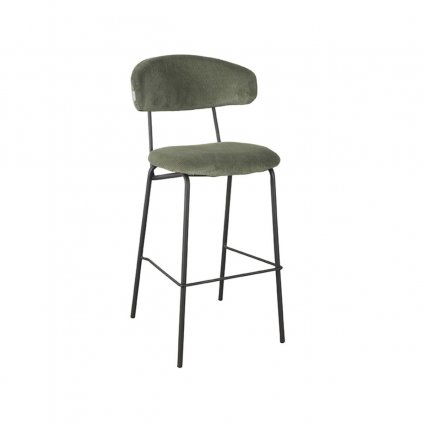 Barová židle ZACK zelená 107cm